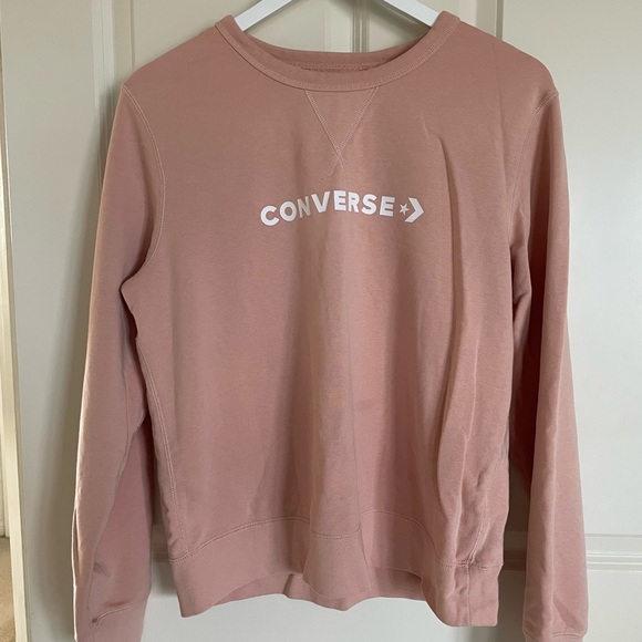 Converse Tops - Converse Sweatshirt- Blush pink